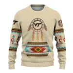 Virginia Tech Hokies Sweater Custom Dreamcatcher Feathers Best Selling