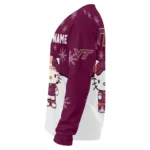 Virginia Tech Hokies Sweater Customized Hello Kitty Maroon Best Selling