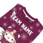 Virginia Tech Hokies Sweater Customized Hello Kitty Maroon Best Selling