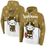 Wake Forest Demon Deacons Hoodie Custom Hello Kitty Gold Best Selling