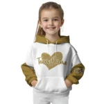 Wake Forest Demon Deacons Hoodie Customized Scribble Heart Gold White Best Selling