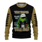 Wake Forest Demon Deacons Sweater Customized Grinch Fierce Gold Best Selling