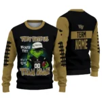 Wake Forest Demon Deacons Sweater Customized Grinch Fierce Gold Best Selling
