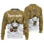 Wake Forest Demon Deacons Sweater Personalized Hello Kitty Gold Best Selling