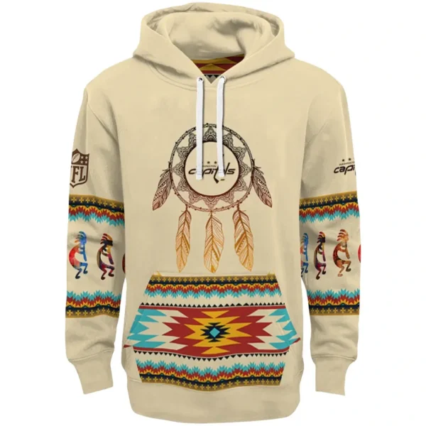 Washington Capitals Hoodie Custom Dreamcatcher Feathers Best Selling