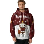 Washington Commanders Hoodie Custom Hello Kitty Burgundy Best Selling
