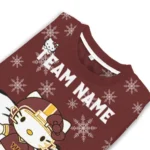 Washington Commanders Sweater Personalized Hello Kitty Burgundy Best Selling