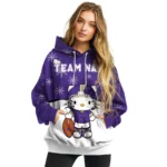 Washington Huskies Hoodie Custom Hello Kitty Purple Best Selling