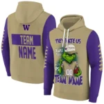 Washington Huskies Hoodie Personalized Grinch Fierce Purple Best Selling