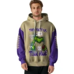 Washington Huskies Hoodie Personalized Grinch Fierce Purple Best Selling