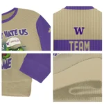 Washington Huskies Sweater Customized Grinch Fierce Purple Best Selling