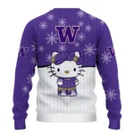 Washington Huskies Sweater Personalized Hello Kitty Purple Best Selling