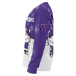 Washington Huskies Sweater Personalized Hello Kitty Purple Best Selling