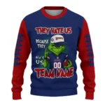 Washington Nationals Sweater Customized Grinch Fierce Red Best Selling