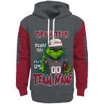 Washington State Cougars Hoodie Custom Grinch Fierce Crimson Best Selling