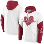 Washington State Cougars Hoodie Personalized Scribble Heart Crimson White Best Selling