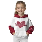 Washington State Cougars Hoodie Personalized Scribble Heart Crimson White Best Selling