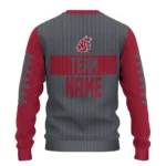 Washington State Cougars Sweater Personalized Grinch Fierce Crimson Best Selling
