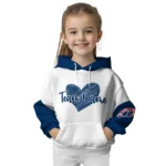 Washington Wizards Hoodie Customized Scribble Heart Blue White Best Selling