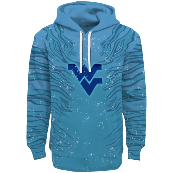 West Virginia Mountaineers Hoodie Custom Tiger Pattern Best Selling