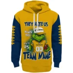 West Virginia Mountaineers Hoodie Customized Grinch Fierce Blue Best Selling