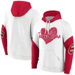 Western Kentucky Hilltoppers Hoodie Customized Scribble Heart Red White Best Selling