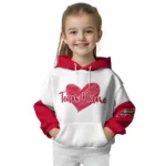 Western Kentucky Hilltoppers Hoodie Customized Scribble Heart Red White Best Selling