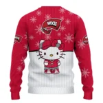Western Kentucky Hilltoppers Sweater Personalized Hello Kitty Red Best Selling