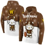 Western Michigan Broncos Hoodie Customized Hello Kitty Brown Best Selling