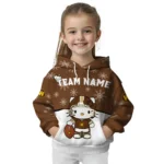 Western Michigan Broncos Hoodie Customized Hello Kitty Brown Best Selling