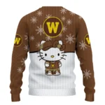 Western Michigan Broncos Sweater Custom Hello Kitty Brown Best Selling