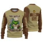 Western Michigan Broncos Sweater Personalized Grinch Fierce Brown Best Selling