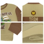 Western Michigan Broncos Sweater Personalized Grinch Fierce Brown Best Selling