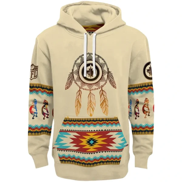 Winnipeg Jets Hoodie Customized Dreamcatcher Feathers Best Selling