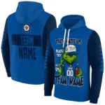 Winnipeg Jets Hoodie Customized Grinch Fierce Blue Best Selling