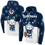 Winnipeg Jets Hoodie Personalized Hello Kitty Blue Best Selling