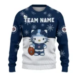 Winnipeg Jets Sweater Customized Hello Kitty Blue Best Selling