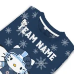 Winnipeg Jets Sweater Customized Hello Kitty Blue Best Selling