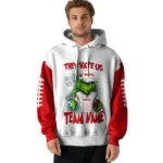 Wisconsin Badgers Hoodie Custom Grinch Fierce Red Best Selling