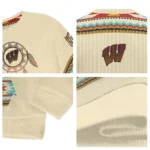 Wisconsin Badgers Sweater Personalized Dreamcatcher Feathers Best Selling