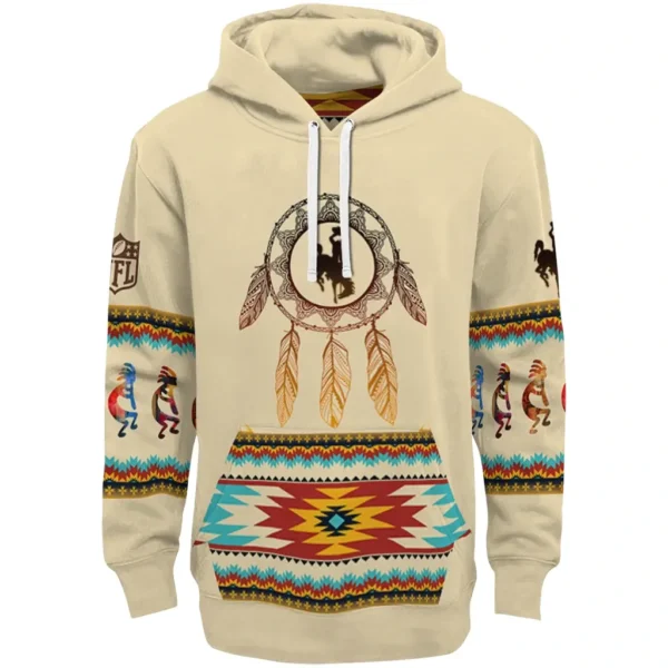 Wyoming Cowboys Hoodie Customized Dreamcatcher Feathers Best Selling