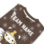 Wyoming Cowboys Sweater Customized Hello Kitty Brown Best Selling