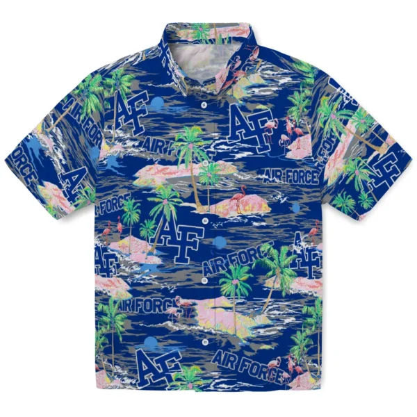 Air Force Falcons Hawaiian Shirt - Flamingo Retreat
