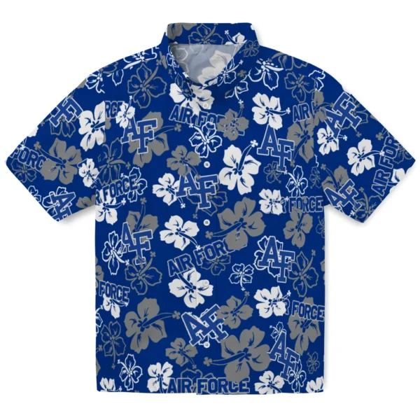 Air Force Falcons Hawaiian Shirt - Hibiscus Bloom