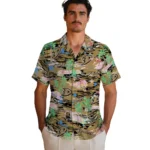 anaheim-ducks-hawaiian-shirt-flamingo-retreat-gold-best-selling.webp