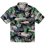 brooklyn-nets-hawaiian-shirt-flamingo-retreat-black-best-selling.webp