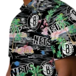 brooklyn-nets-hawaiian-shirt-flamingo-retreat-black-best-selling.webp