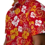 calgary-flames-hawaiian-shirt-hibiscus-bloom-red-best-selling.webp