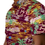 central-michigan-chippewas-hawaiian-shirt-flamingo-retreat-maroon-best-selling.webp