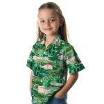 charlotte-49ers-hawaiian-shirt-flamingo-retreat-green-best-selling.webp